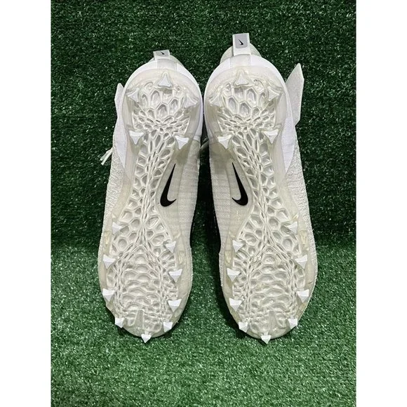 Nike Alpha Menace Elite 2 Football Cleats White Grey AO3374-101 Men’s Size 14.5 - Picture 9 of 9
